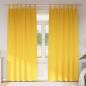 Preview: ARDEBO.de - Vorhänge mit Vorhängen 2 pcs Senfgelb 245 x 140 cm Polyester