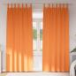 Preview: ARDEBO.de - Vorhänge 2 pcs Leuchtendes Orange 245 x 140 cm Polyester