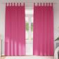 Preview: ARDEBO.de - Vorhänge 2 pcs Leuchtendes Pink 245 x 140 cm Polyester