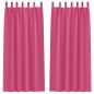 Preview: Vorhänge 2 pcs Leuchtendes Pink 260 x 140 cm Polyester