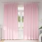 Preview: ARDEBO.de - Vorhänge mit Vorhängen 2 pcs Baby Pink 245 x 140 cm Polyester