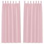Preview: Vorhänge mit Vorhängen 2 pcs Baby Pink 245 x 140 cm Polyester