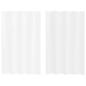 Preview: Vorhänge mit Vorhängen 2 pcs Weiß 140 x 140 cm Polyester