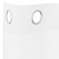 Preview: Voile-Vorhang 2 Stk. Weiß 175 x 140 cm Polyester
