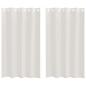 Preview: Vorhänge mit Vorhängen 2 pcs Cremefarben 140 x 175 cm Polyester