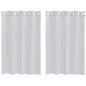 Preview: Vorhänge mit Vorhängen 2 pcs Hellgrau 140 x 140 cm Polyester
