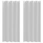 Preview: Vorhänge mit Vorhängen 2 pcs Hellgrau 140 x 245 cm Polyester