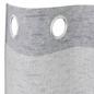Preview: Voile-Vorhang 2 Stk. Dunkelgrau 225 x 140 cm Polyester