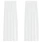Preview: Vorhänge mit Vorhängen 2 pcs Weiß 140 x 245 cm Polyester