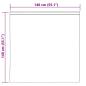Preview: Vorhänge mit Vorhängen 2 pcs Cremefarben 140 x 140 cm Polyester