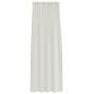 Preview: Vorhänge mit Vorhängen 2 pcs Cremefarben 140 x 225 cm Polyester