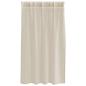 Preview: Vorhänge mit Vorhängen 2 pcs Sand 140 x 140 cm Polyester