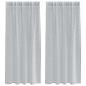 Preview: Vorhänge mit Vorhängen 2 pcs Dunkelgrau 140 x 175 cm Polyester