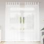 Preview: ARDEBO.de - Vorhänge mit Vorhängen 2 pcs Weiß 140 x 245 cm Polyester