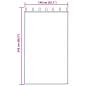 Preview: Vorhänge mit Vorhängen 2 pcs Weiß 140 x 245 cm Polyester