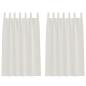 Preview: Vorhänge mit Vorhängen 2 pcs Cremefarben 140 x 175 cm Polyester