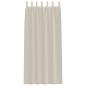 Preview: Vorhänge mit Vorhängen 2 pcs Sand 140 x 225 cm Polyester