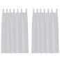 Preview: Vorhänge mit Vorhängen 2 pcs Hellgrau 140 x 175 cm Polyester