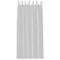 Preview: Vorhänge mit Vorhängen 2 pcs Hellgrau 140 x 260 cm Polyester