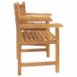 Preview: Outdoor-Stühle mit Regal Braun 152 x 63 x 89 cm Teak-Massivholz