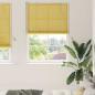 Preview: ARDEBO.de - Fensterjalousien und -schattierungen Gelb 110 x 220 cm Bambus