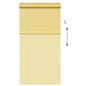 Preview: Rollo Gelb 120 x 220 cm Bambus