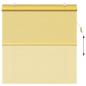 Preview: Rollo Gelb 140 x 160 cm Bambus