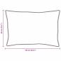 Preview: Kissen 2 pcs Weiß 40 x 60 cm 130gsm 100% Baumwolle