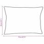 Preview: Kissen 2 pcs Weiß 50 x 70 cm 130gsm 100% Baumwolle
