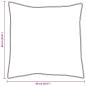 Preview: Kissen 2 pcs Weiß 60 x 60 cm 130gsm 100% Baumwolle