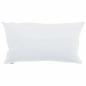 Preview: Kissen mit Kissen 2 pcs Weiß 40 x 80 cm 130gsm 100% Baumwolle