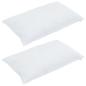 Preview: Kissen mit Kissen 2 pcs Weiß 40 x 80 cm 130gsm 100% Baumwolle