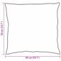 Preview: Kissen 2 pcs Weiß 50 x 50 cm 130gsm 100% Baumwolle