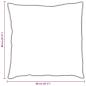 Preview: Kissen 2 pcs Weiß 80 x 80 cm 130gsm 100% Baumwolle