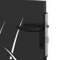 Preview: Gartentor Schwarz 105 x 100 cm Pulverbeschichteter Stahl