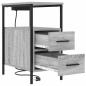 Preview: Nachttische 2 pcs Grau Sonoma 30 x 48 x 61 cm Holzwerkstoff