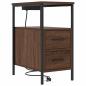 Preview: Nachttisch Braune Eiche 30 x 48 x 61 cm Holzwerkstoff