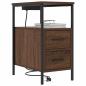 Preview: Nachttische 2 pcs Braune Eiche 30 x 48 x 61 cm Holzwerkstoff