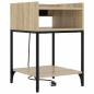 Preview: Nachttische 2 pcs Sonoma Eiche 40 x 40 x 61 cm Holzwerkstoff
