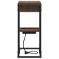 Preview: Nachttisch Braun Eichen-Optik 41,5 x 26 x 60,5 cm Holzwerkstoff
