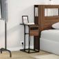 Preview: Nachttisch Braune Eiche 41,5 x 26 x 60,5 cm Holzwerkstoff