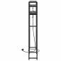 Preview: Stauraum-Kopfteil Schwarz Eiche 90 cm Holzwerkstoff