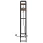 Preview: Stauraum-Kopfteil Braun Eiche 90 cm Holzwerkstoff