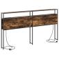 Preview: Stauraum-Kopfteil mit Kopfteil mit Speicher Rauch-Eiche 180 cm Holzwerkstoff