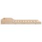 Preview: Bettgestell Braun 80 x 200 cm Massivholz Kiefer