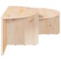 Preview: Couchtisch 2 pcs Natürlich 79 x 39.5 x 40 cm Massivkiefer