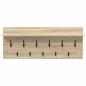 Preview: Wandmontierter Kleiderständer Sonoma Eiche 100 x 40 x 12 cm