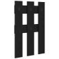 Preview: Wandmontierter Kleiderständer Schwarze Eiche 65 x 3 x 100 cm