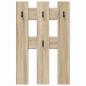 Preview: Wandmontierter Kleiderständer Sonoma Eiche 65 x 3 x 100 cm