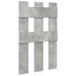 Preview: Wandmontierter Kleiderständer Betongrau 65 x 3 x 100 cm